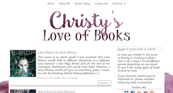 Desktop Screenshot of christysloveofbooks.com
